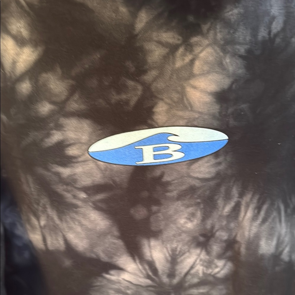 Black Tie-Dye Beachcomber Hoodie - Picture 8 of 14